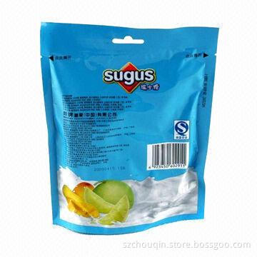 Grocery Plastic/Poly/Food/Nut/Snack Packing Bag/Pouch, Reclosable Zipper